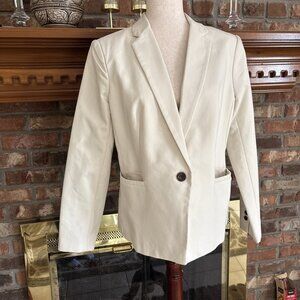 philosophy republic clothing Off White Ladies Blazer Lined Size 12